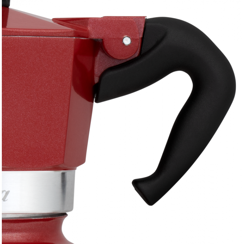 Caffettiera La Mokina Bialetti moka 1/2 tazza rosso marocco 4320